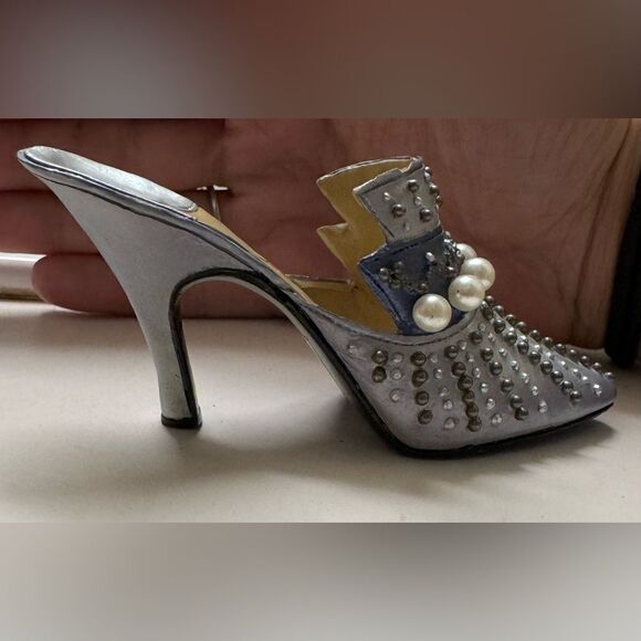 Vintage Mini Shoe Collection Porcelain China Pottery Shoe - Picture 4 of 9